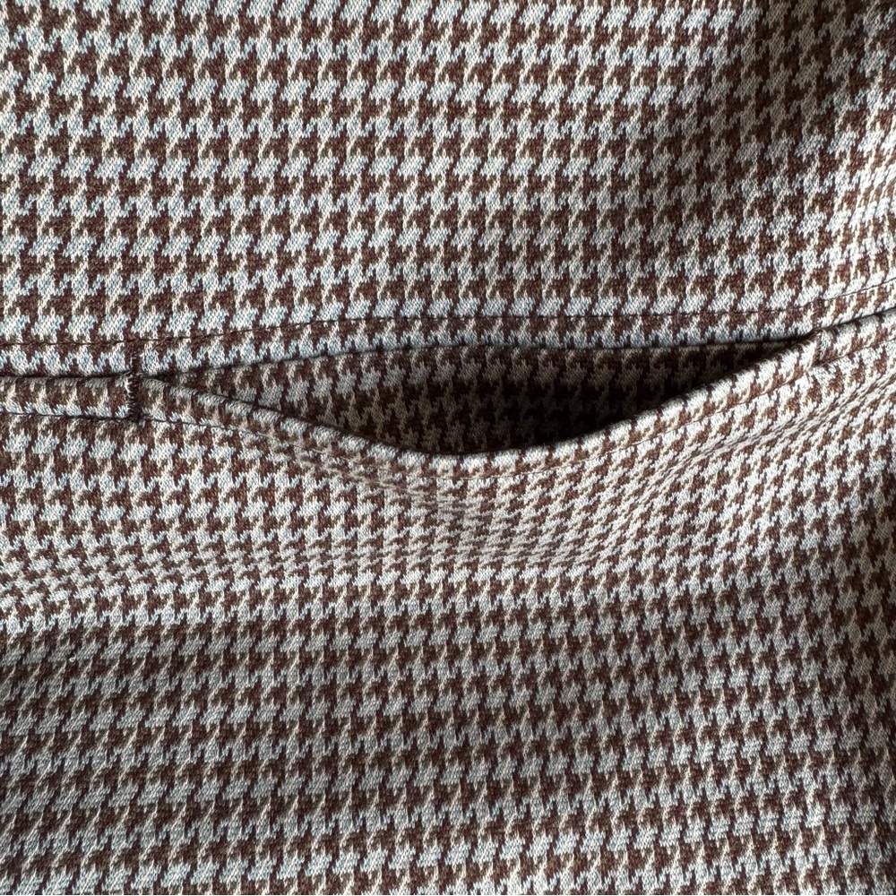 LAUREN RALPH LAUREN NWT Buckle Trim Houndstooth Jacquard Shift Dress Size Medium - Picture 13 of 15